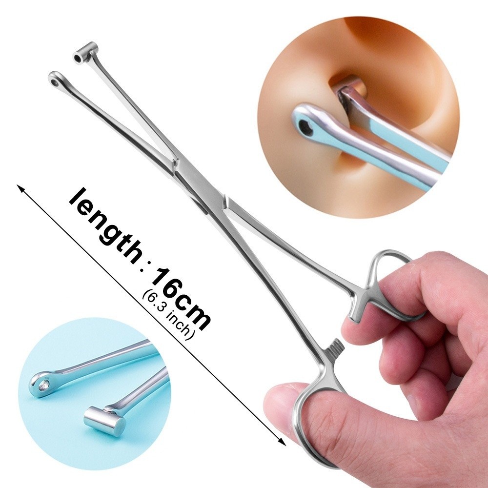 Body Jewelry Ring Opening Pliers - Surgical Steel Body Piercing Tool Professional