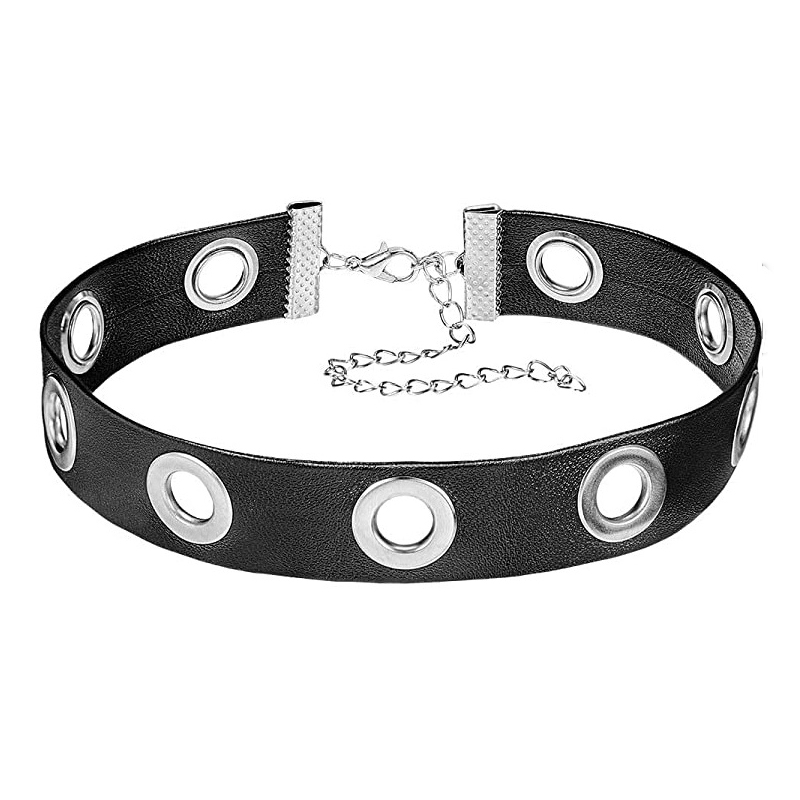 Body Jewelry Trend - New Trend Leather Choker Necklace for