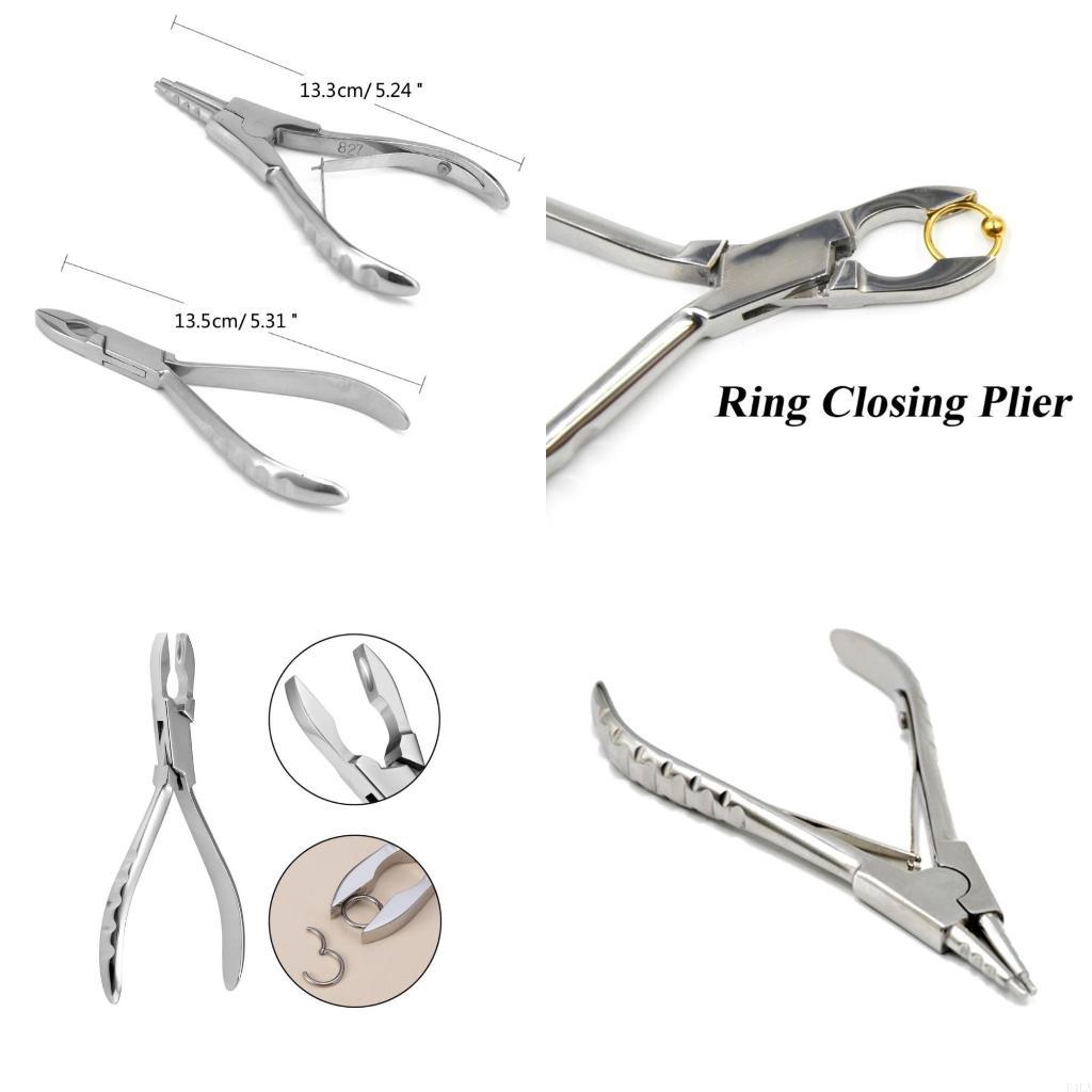 Body Jewelry Ring Opening Pliers - U4LA Stainless Steel Piercing Plier Professional