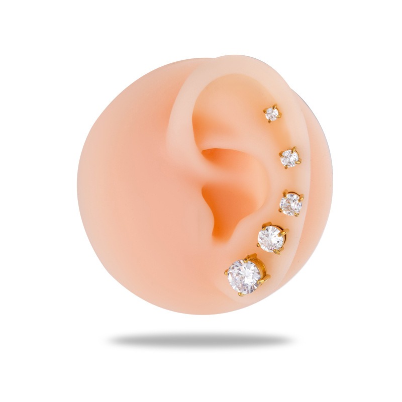 G23 Implant Grade Titanium Thr - Tragus Flat Back ulasan dan harga