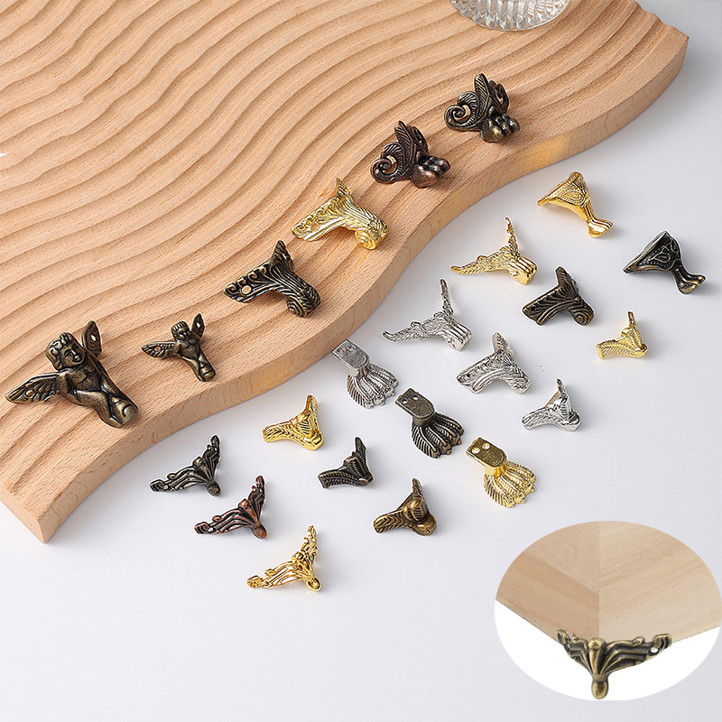 4PCS Antique Box Legs Feet ,Wo - Body Jewelry Display Case ulasan dan harga