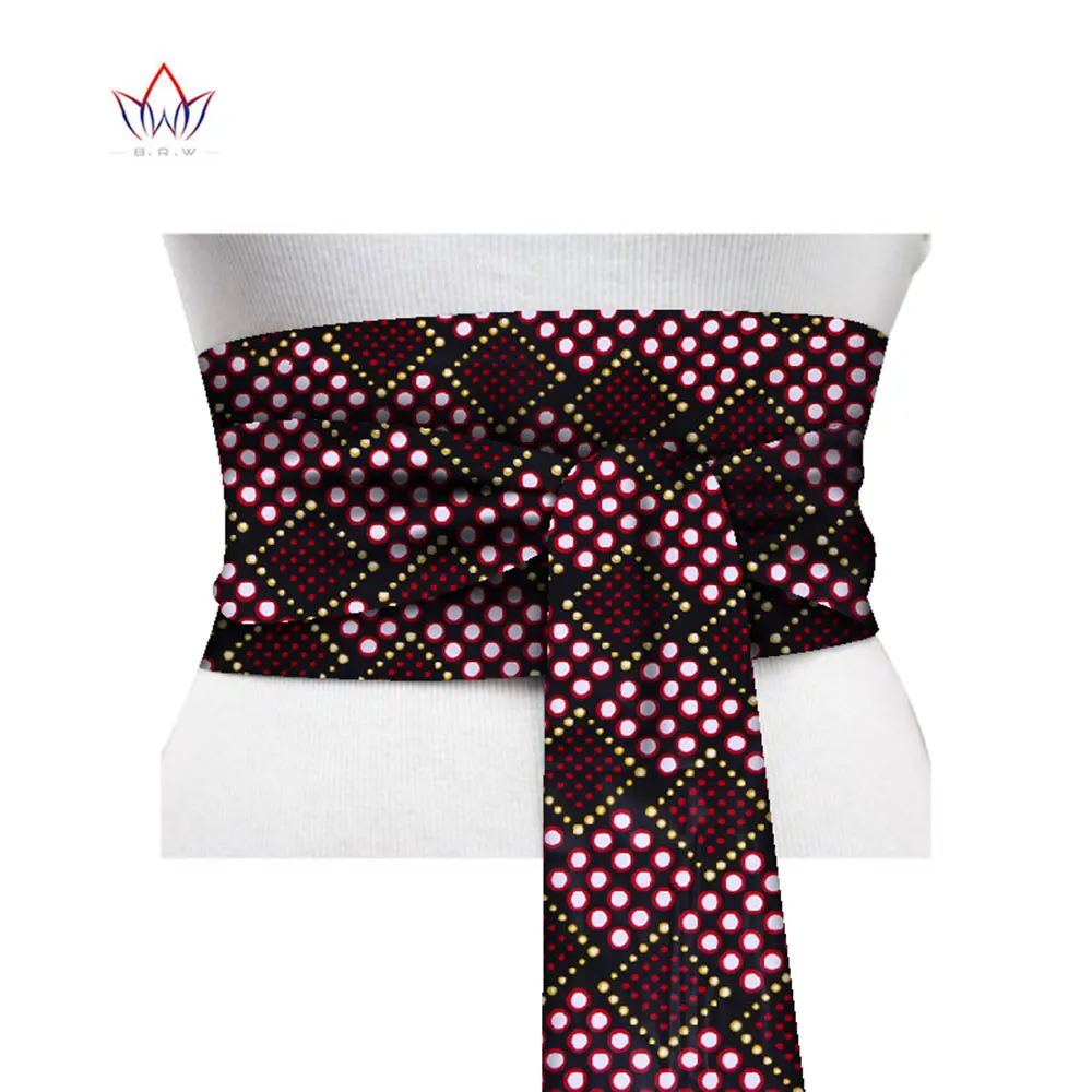 2024 African Print Obi Ankara  - Yellow Body Jewelry ulasan dan harga