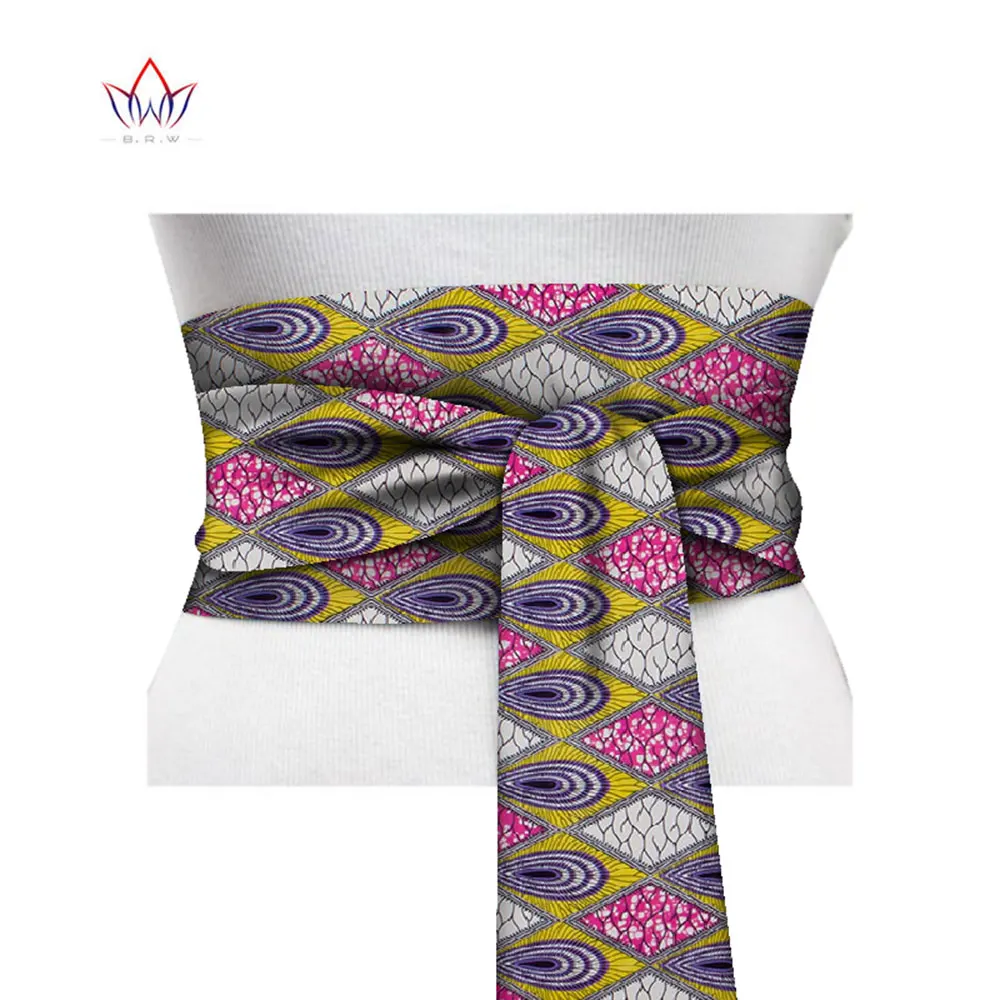2024 African Print Obi Ankara  - Yellow Body Jewelry ulasan dan harga