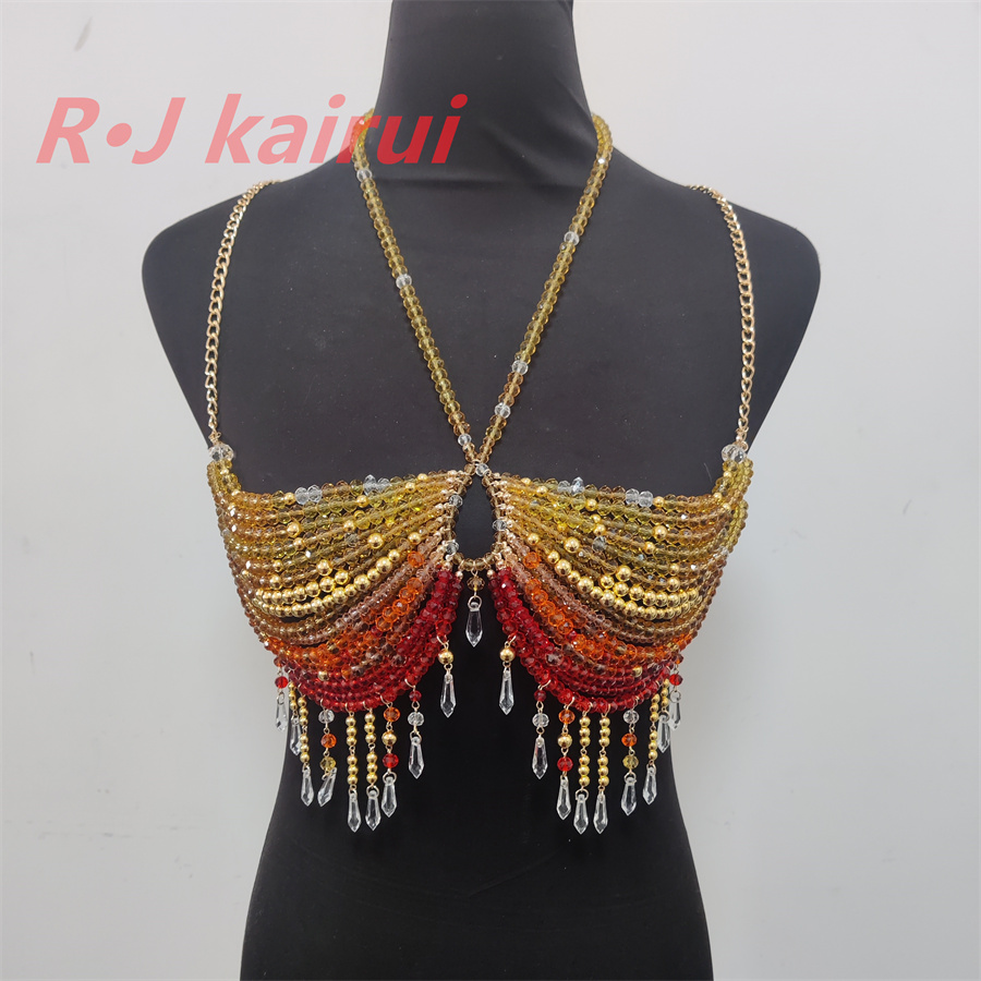 RJ Fashion Sexy Metal Yellow R - Yellow Body Jewelry ulasan dan harga