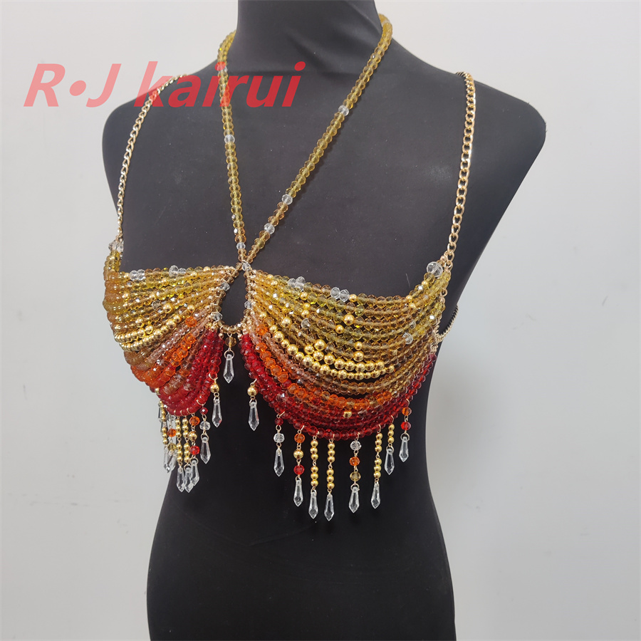 RJ Fashion Sexy Metal Yellow R - Yellow Body Jewelry ulasan dan harga