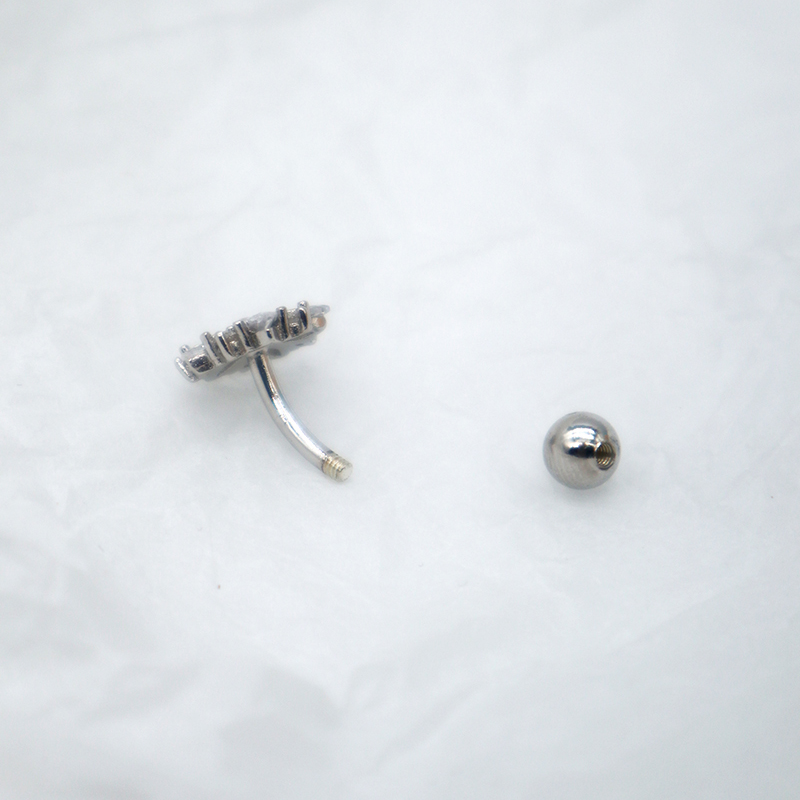 MIQIAO Silver 925 Flower Belly - Body Jewelry Trend ulasan dan harga