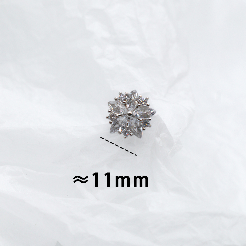 MIQIAO Silver 925 Flower Belly - Body Jewelry Trend ulasan dan harga