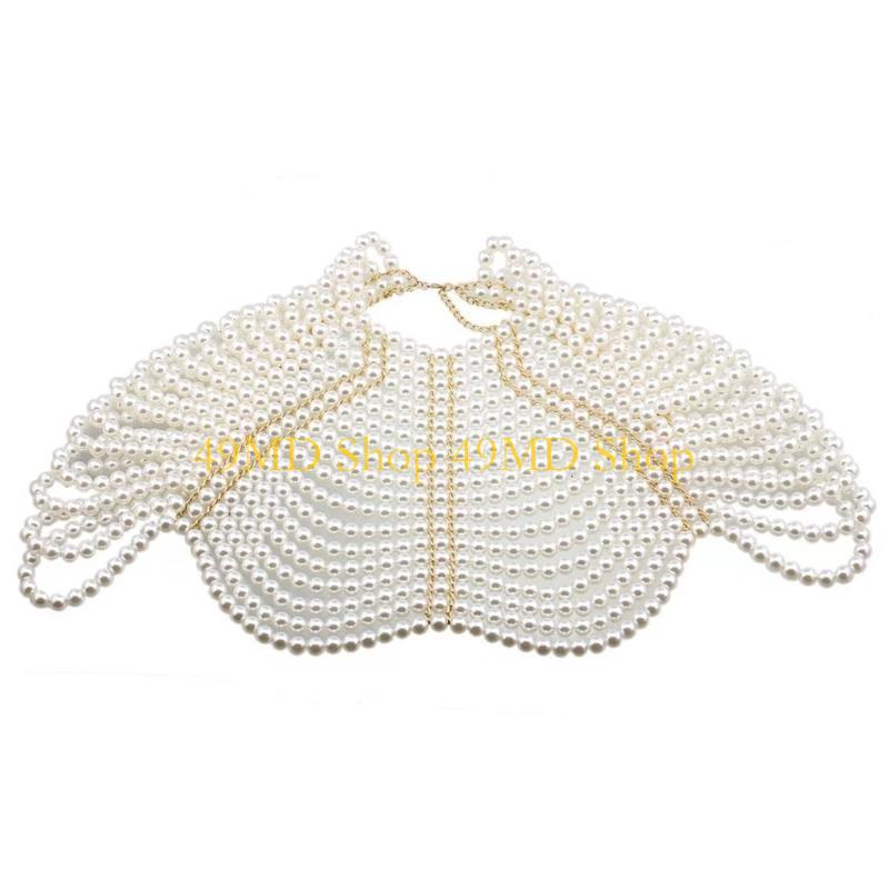 49MD Elegant Women Shawl Multi - Body Jewelry Necklace ulasan dan harga