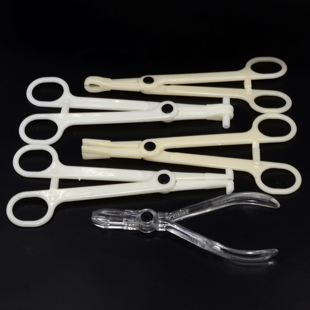 1PC Acrylic Piercing Clamp Ear - Body Jewelry Ring Opening Pliers ulasan dan harga