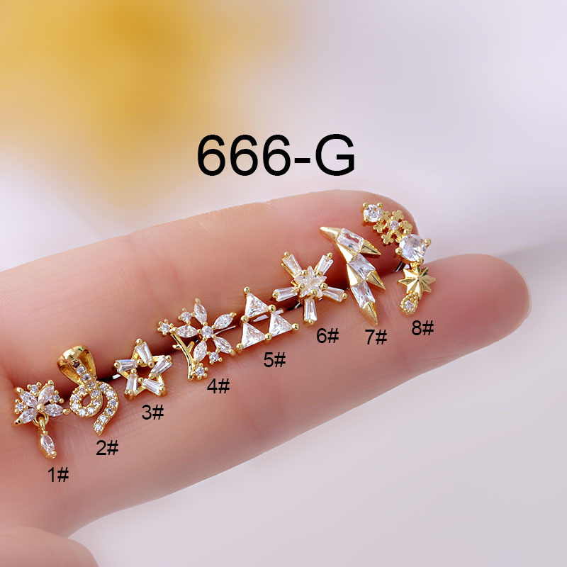 1Piece Piercing Stainless Stee - Body Jewelry Trend ulasan dan harga