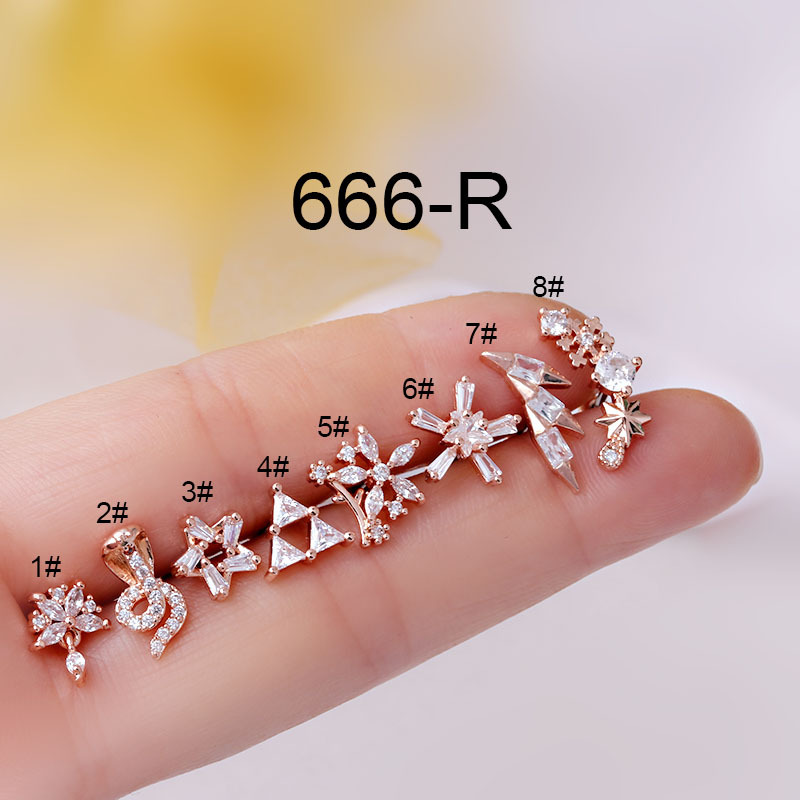 1Piece Piercing Stainless Stee - Body Jewelry Trend ulasan dan harga