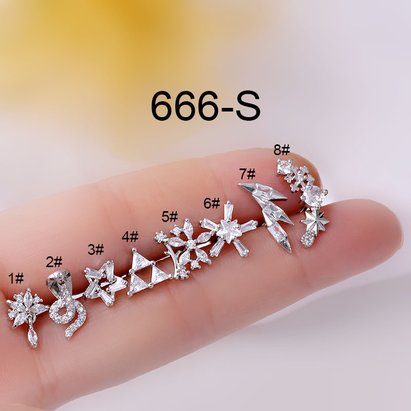 1Piece Piercing Stainless Stee - Body Jewelry Trend ulasan dan harga