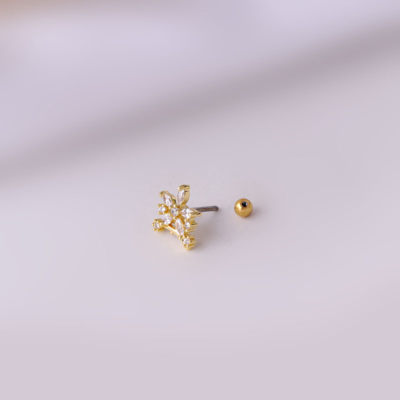 1Piece Piercing Stainless Stee - Body Jewelry Trend ulasan dan harga