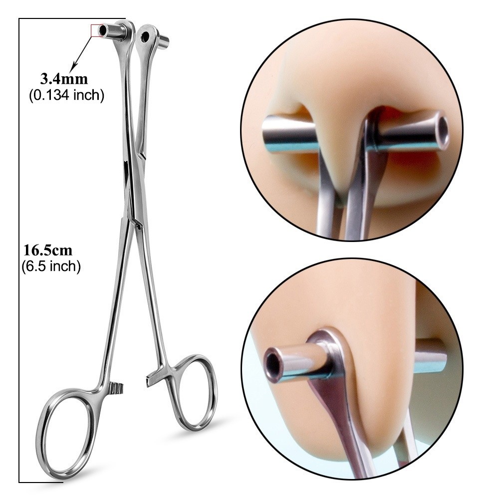 Surgical Steel Body Piercing T - Body Jewelry Ring Opening Pliers ulasan dan harga