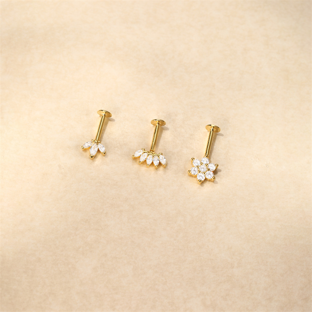 AIDE 925 Sterling Silver Earri - Tragus Flat Back ulasan dan harga