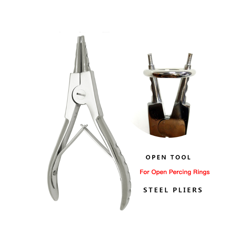 acechannel Stainless steel ope - Body Jewelry Ring Opening Pliers ulasan dan harga