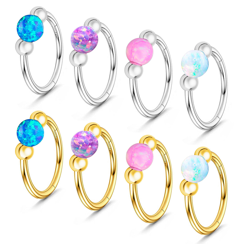 Opal Nose Ring Sparkle Set, Me - Body Jewelry Eu ulasan dan harga
