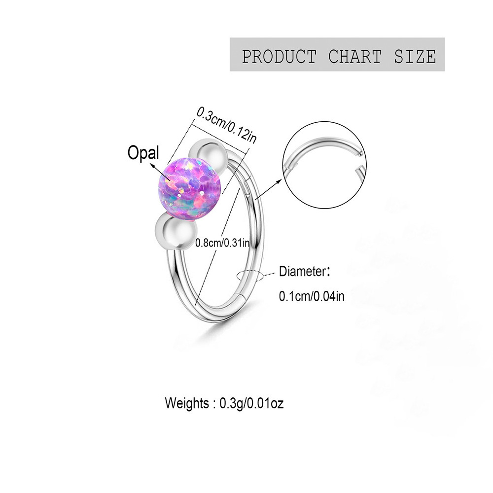 Opal Nose Ring Sparkle Set, Me - Body Jewelry Eu ulasan dan harga