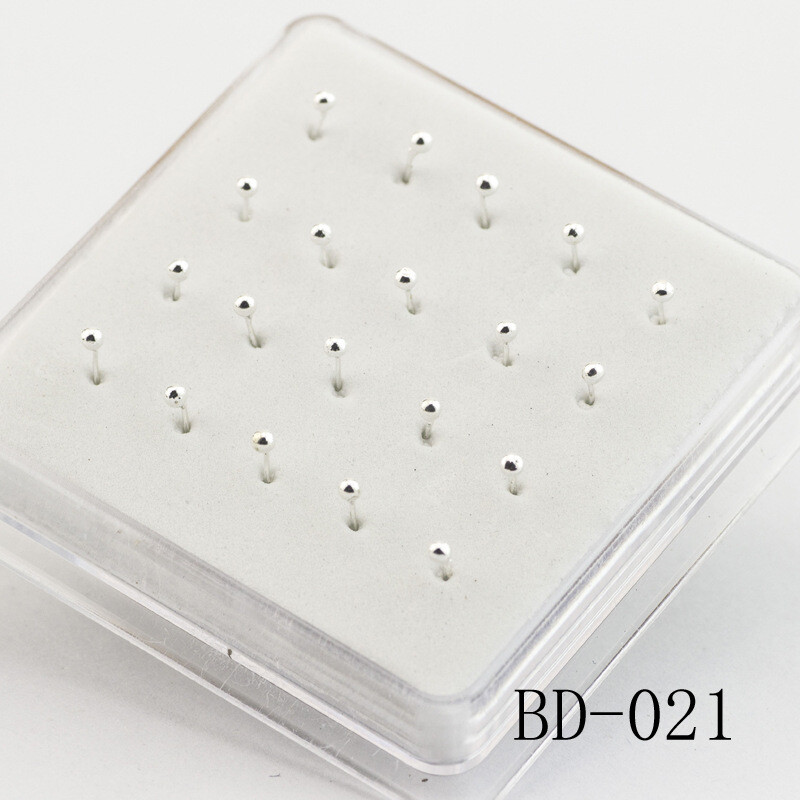 Silver Jewelry Box Nose Studs  - Body Jewelry Display Case ulasan dan harga