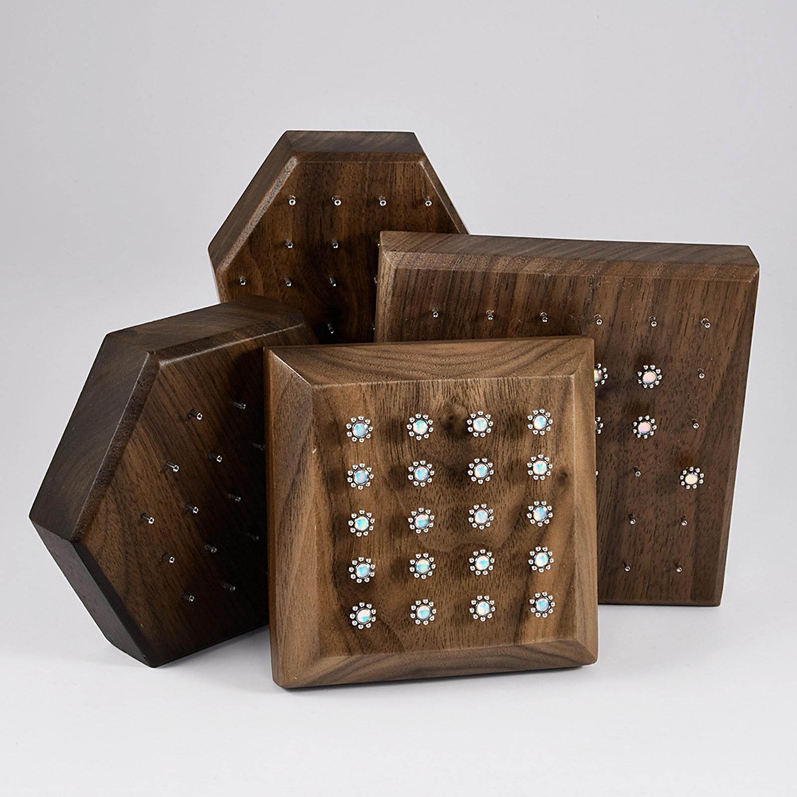 Piercing Jewelry Stand Wood Ea - Body Jewelry Display Case ulasan dan harga