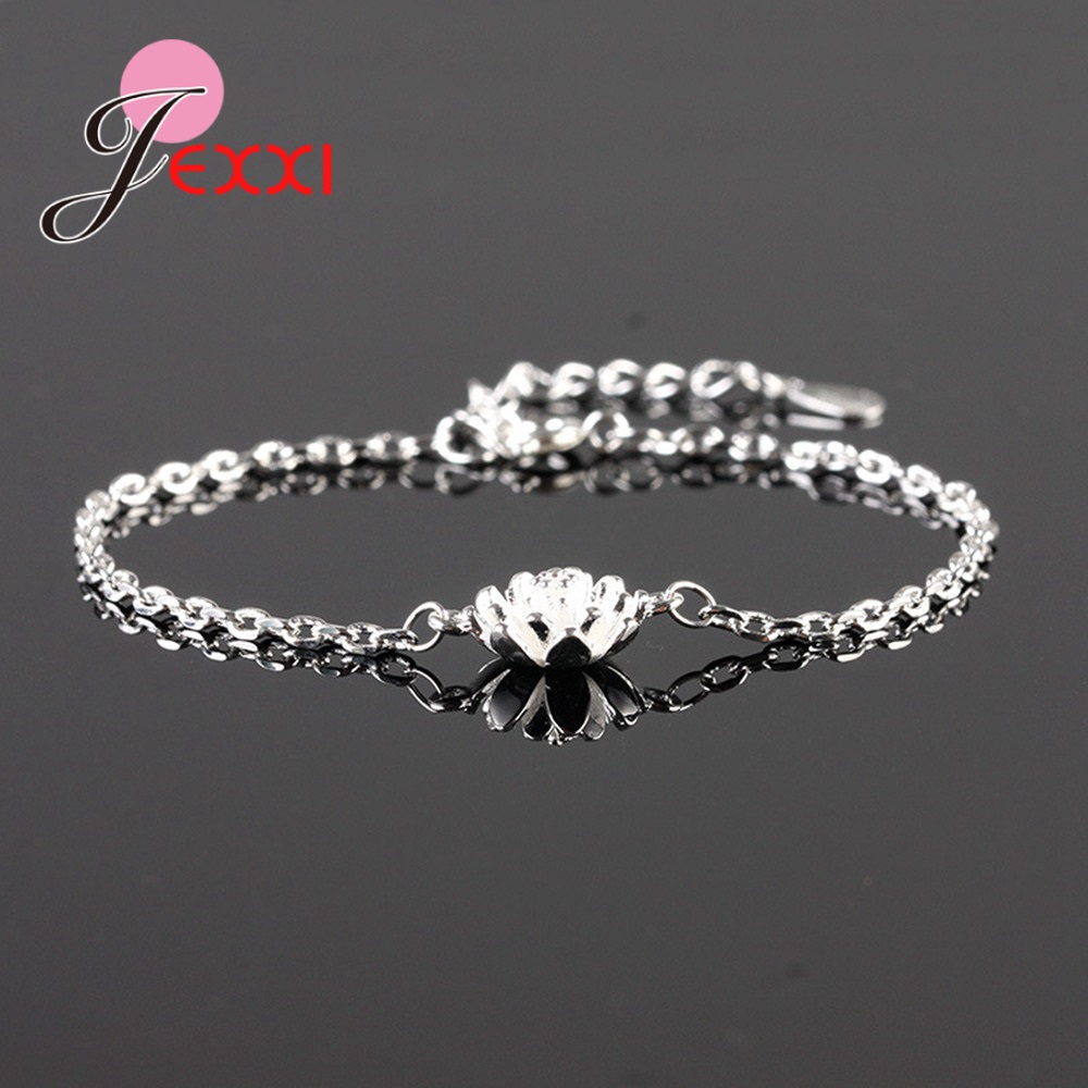 Plant Flower 925 Sterling Silv - Yellow Body Jewelry ulasan dan harga