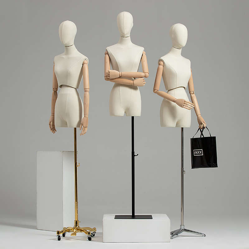 Female Hand CLoth Art Mannequi - Yellow Body Jewelry ulasan dan harga