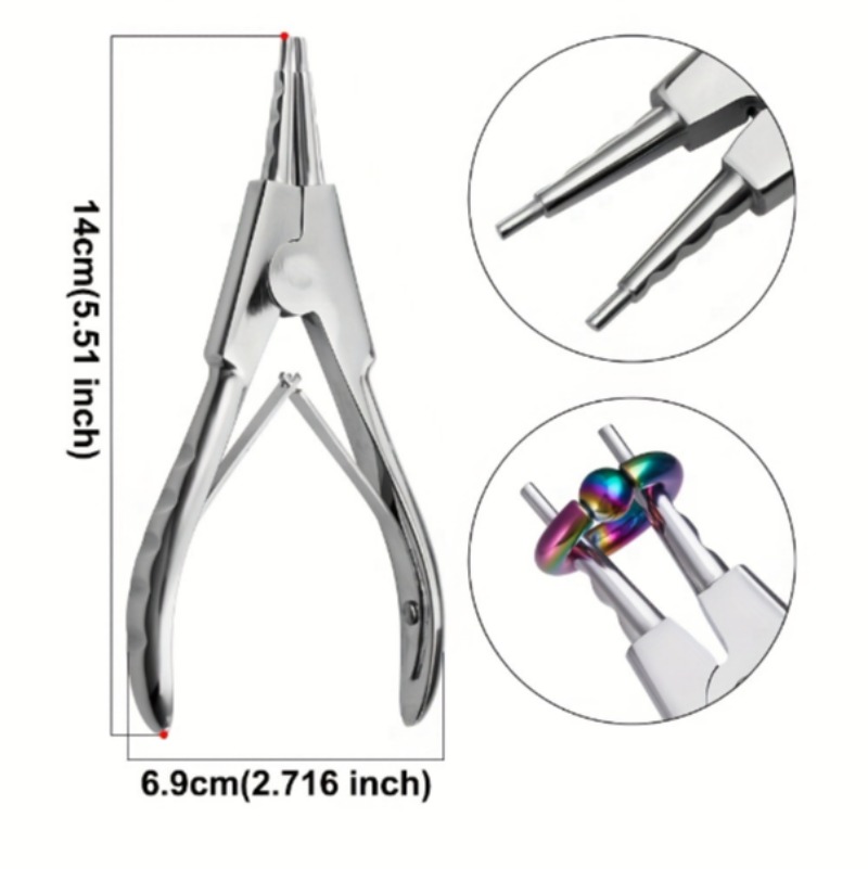 Stainless Steel Body Piercing  - Body Jewelry Ring Opening Pliers ulasan dan harga