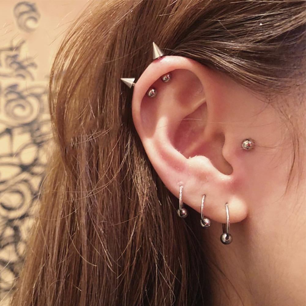 2Pcs Medical Stainless Steel L - Body Jewelry Trend ulasan dan harga