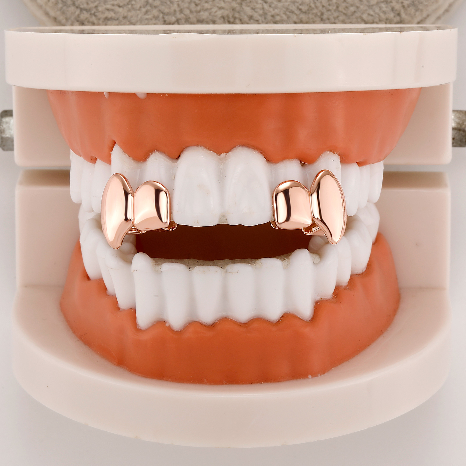 TOPGRILLZ Vampire DIY Double F - Body Jewelry Men ulasan dan harga