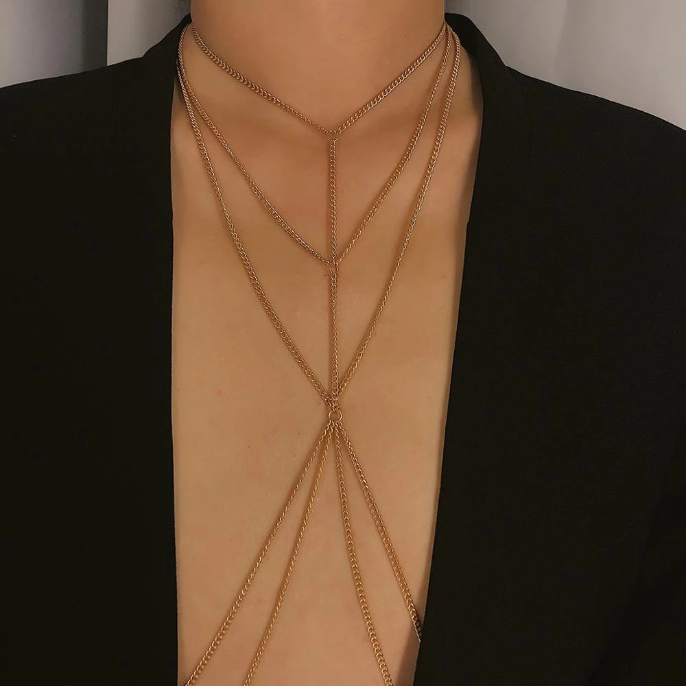 IngeSight.Z Simple Style Chain - Body Jewelry Necklace ulasan dan harga