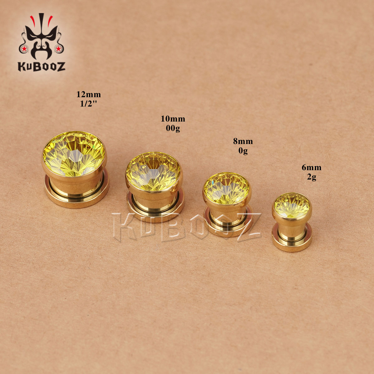 2PCS Shiny Yellow Crystal Diam - Yellow Body Jewelry ulasan dan harga
