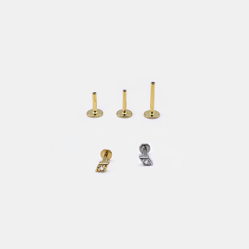 AIDE 1Pc 925 Sterling Silver R - Tragus Flat Back ulasan dan harga
