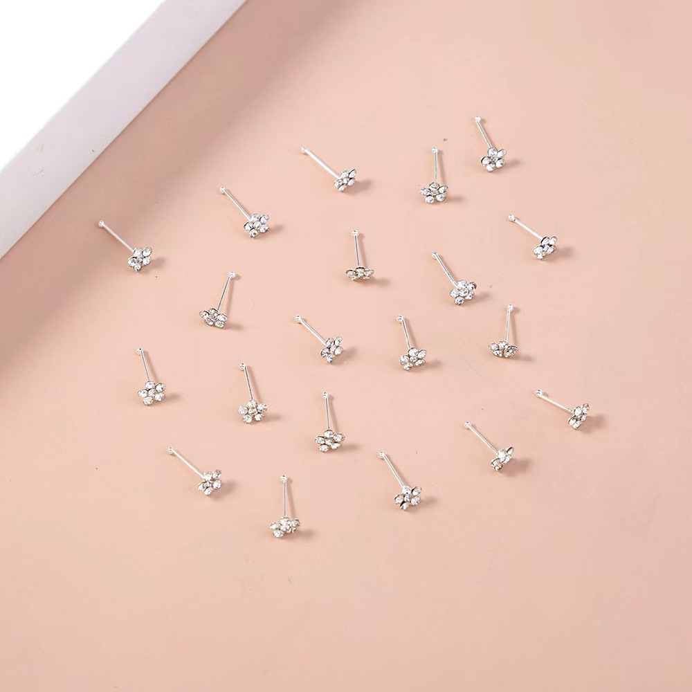 20Pcs/Box Body Nose Piercing J - Body Jewelry Display Case ulasan dan harga