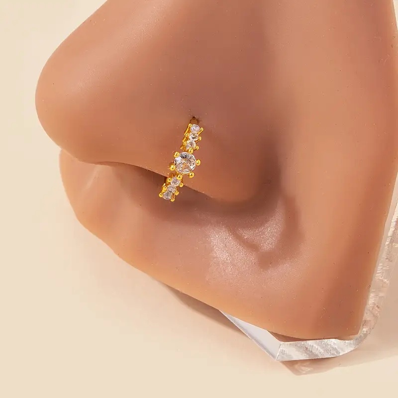 Simple Single Row Geometric S9 - Yellow Body Jewelry ulasan dan harga