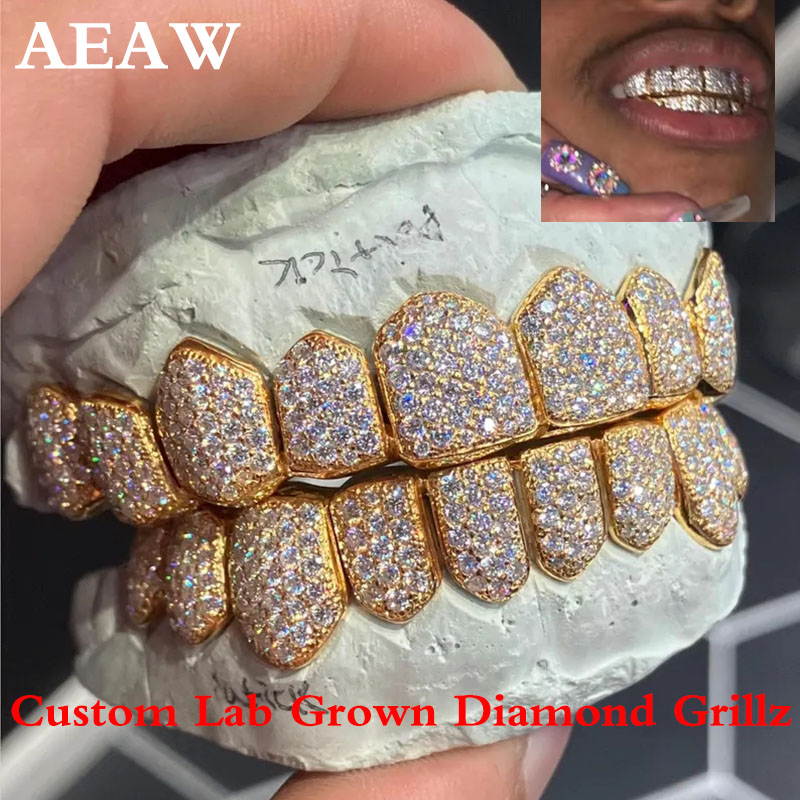 Custom Lab Diamond Hip Hop Jew - Yellow Body Jewelry ulasan dan harga