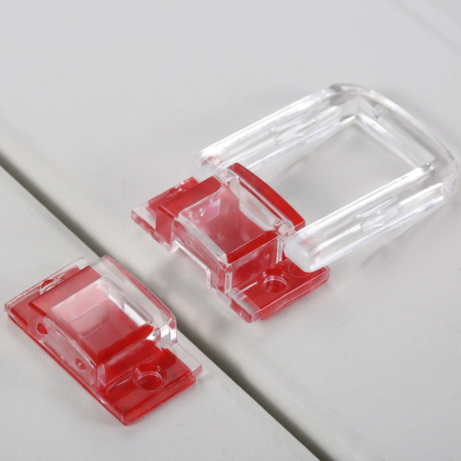 1set Self-adhesive Acrylic Loc - Body Jewelry Display Case ulasan dan harga