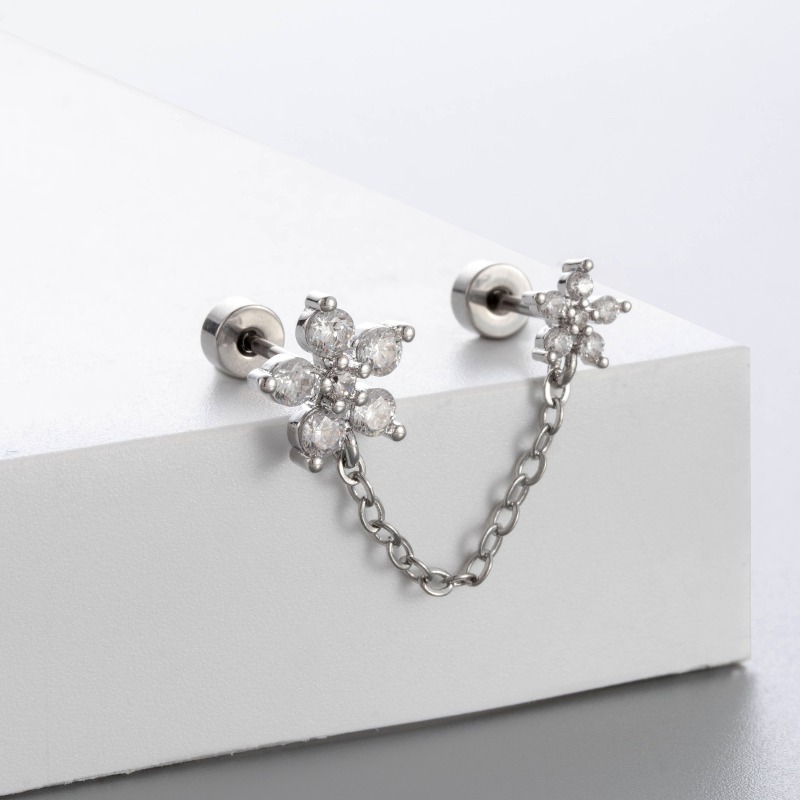 G23 Titanium Heart Flat Back C - Tragus Flat Back ulasan dan harga