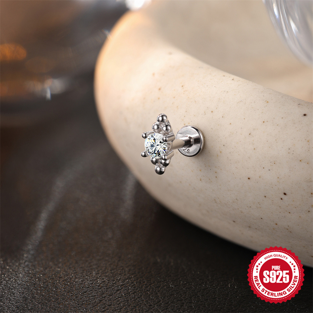 ROXI Moissanite 925 Sterling S - Tragus Flat Back ulasan dan harga