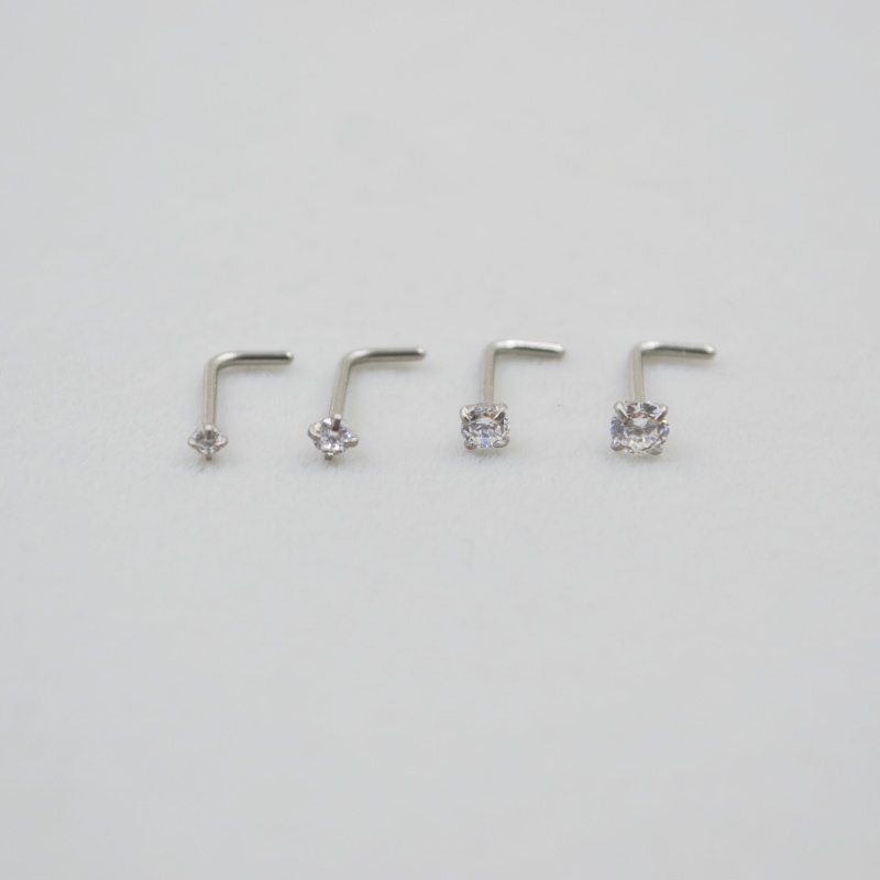 Wholesale 50pcs/Lot 20G Sliver - Nostril Screw Pin ulasan dan harga