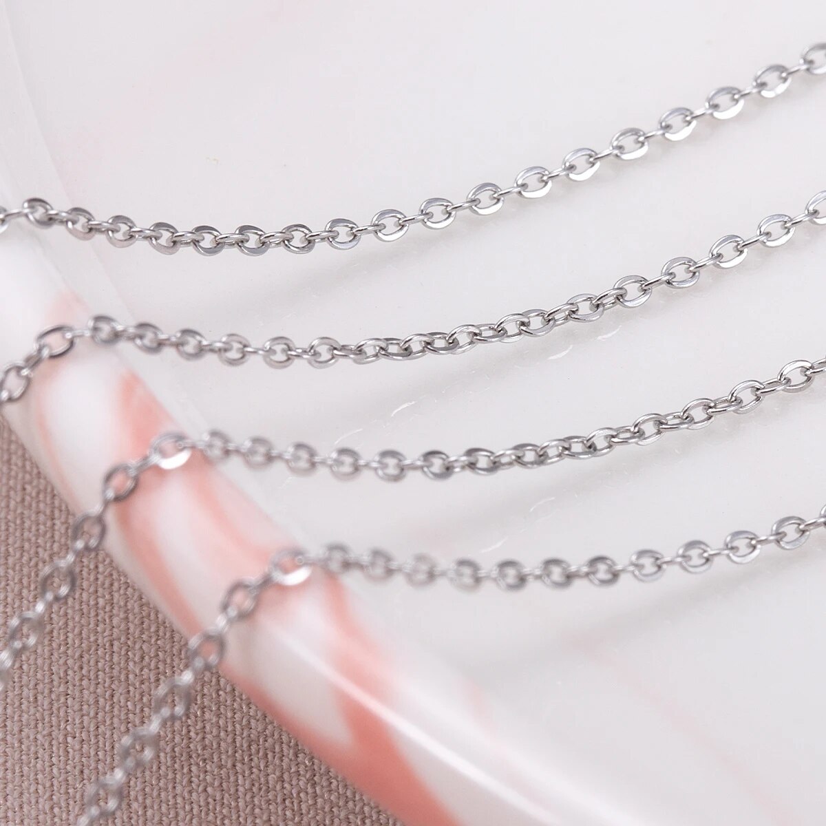 10Meters Stainless Steel O Sha - Body Jewelry Necklace ulasan dan harga