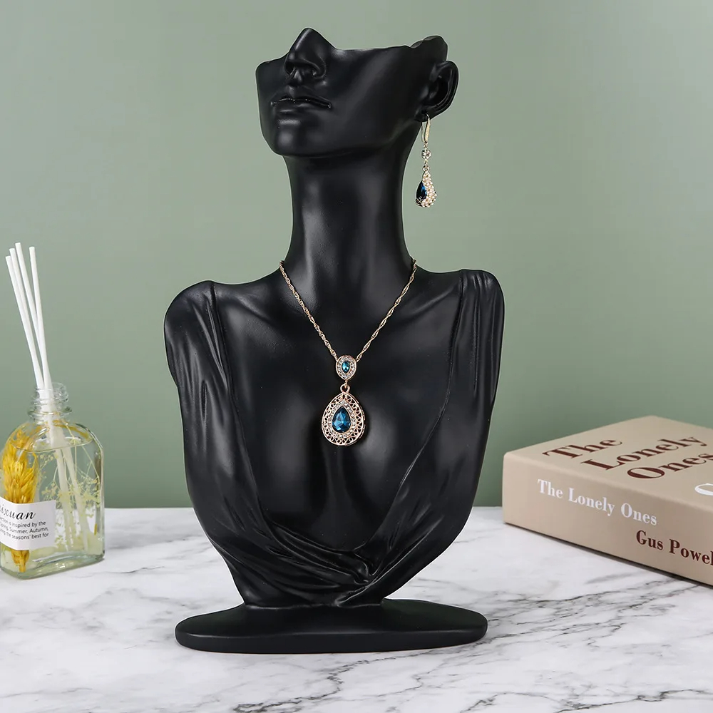 Mannequin Necklace Jewelry Dis - Body Jewelry Display Case ulasan dan harga
