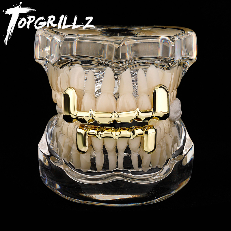 TOPGRILLZ Hip Hop Fangs Mouth  - Body Jewelry Trend ulasan dan harga