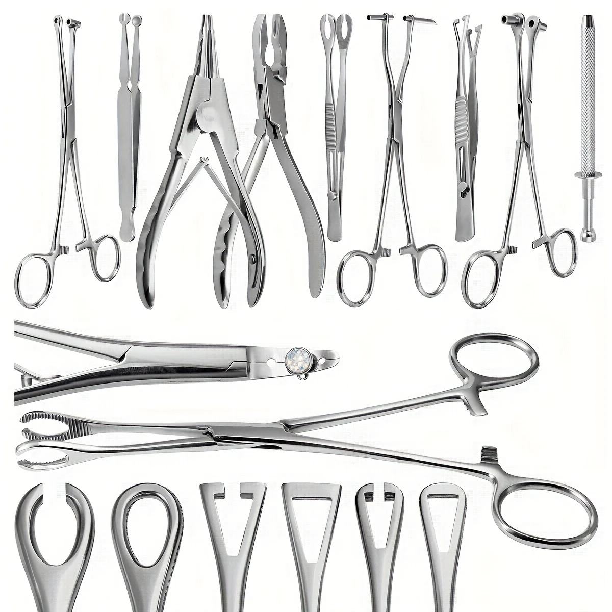 Body Piercing Tool Needle Pipe - Body Jewelry Ring Opening Pliers ulasan dan harga