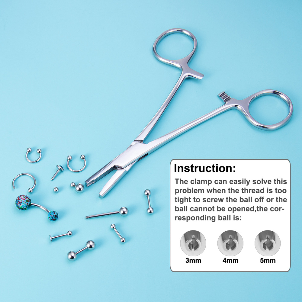 Surgical Steel Pliers Body Pie - Body Jewelry Ring Opening Pliers ulasan dan harga