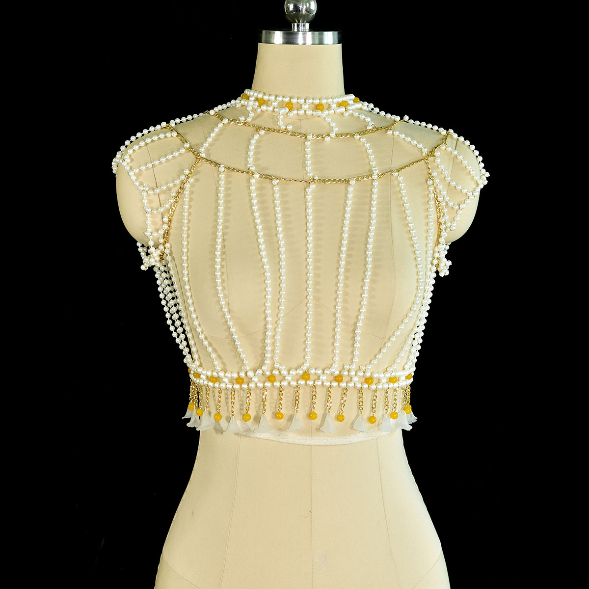 Elegant Fashion Ornate Imitati - Yellow Body Jewelry ulasan dan harga