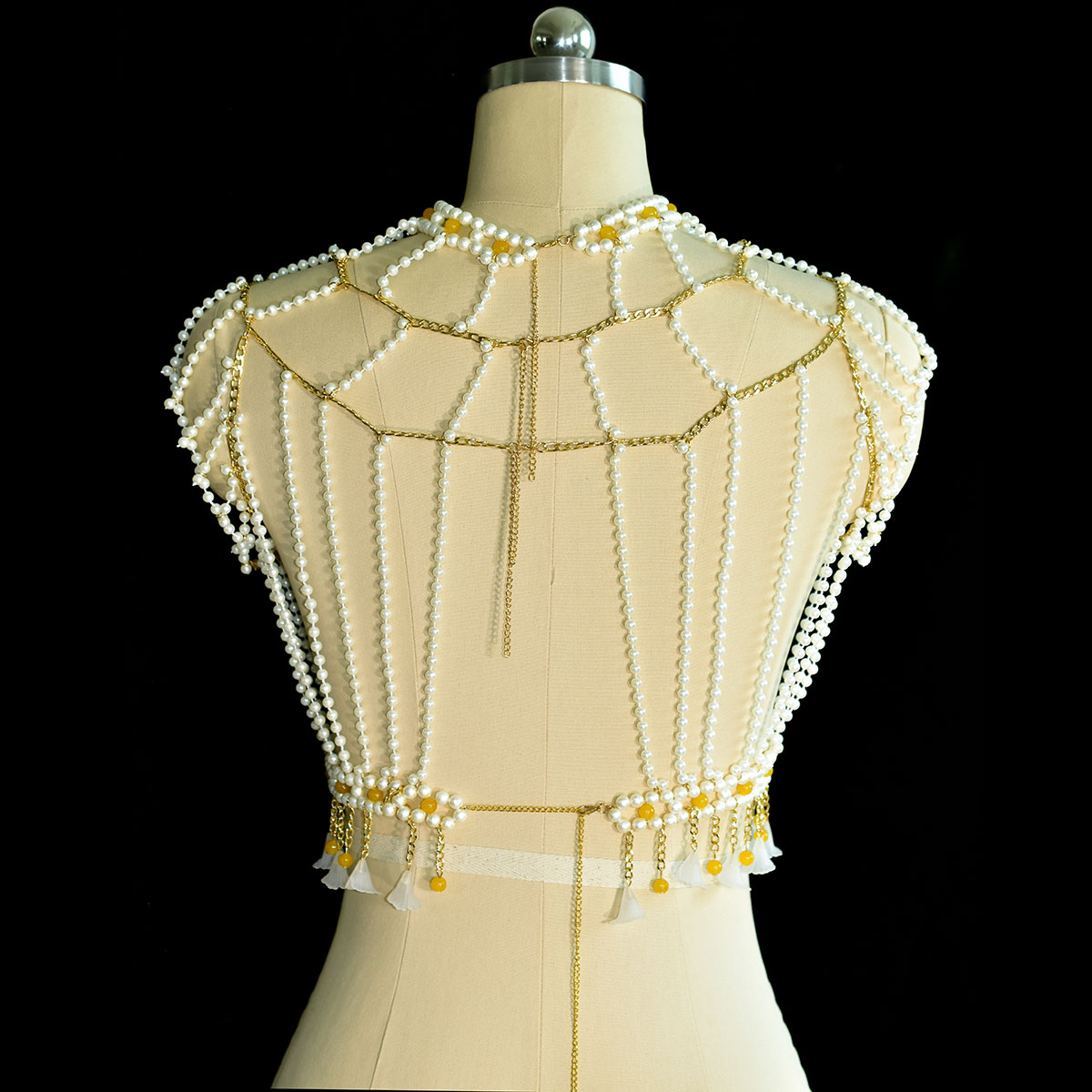 Elegant Fashion Ornate Imitati - Yellow Body Jewelry ulasan dan harga