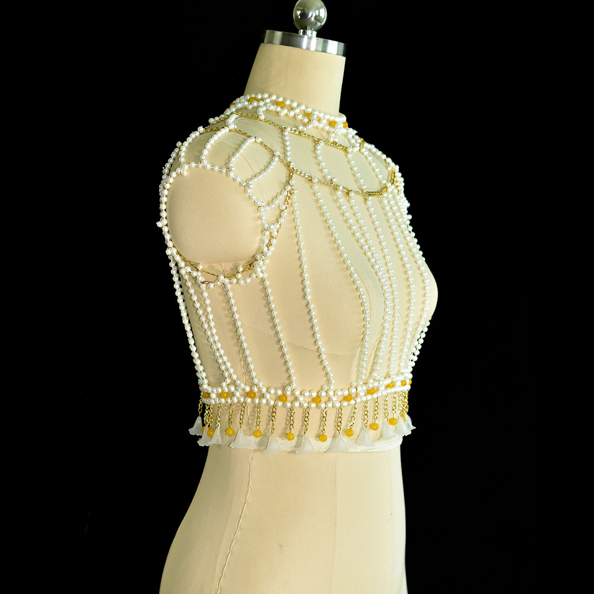 Elegant Fashion Ornate Imitati - Yellow Body Jewelry ulasan dan harga