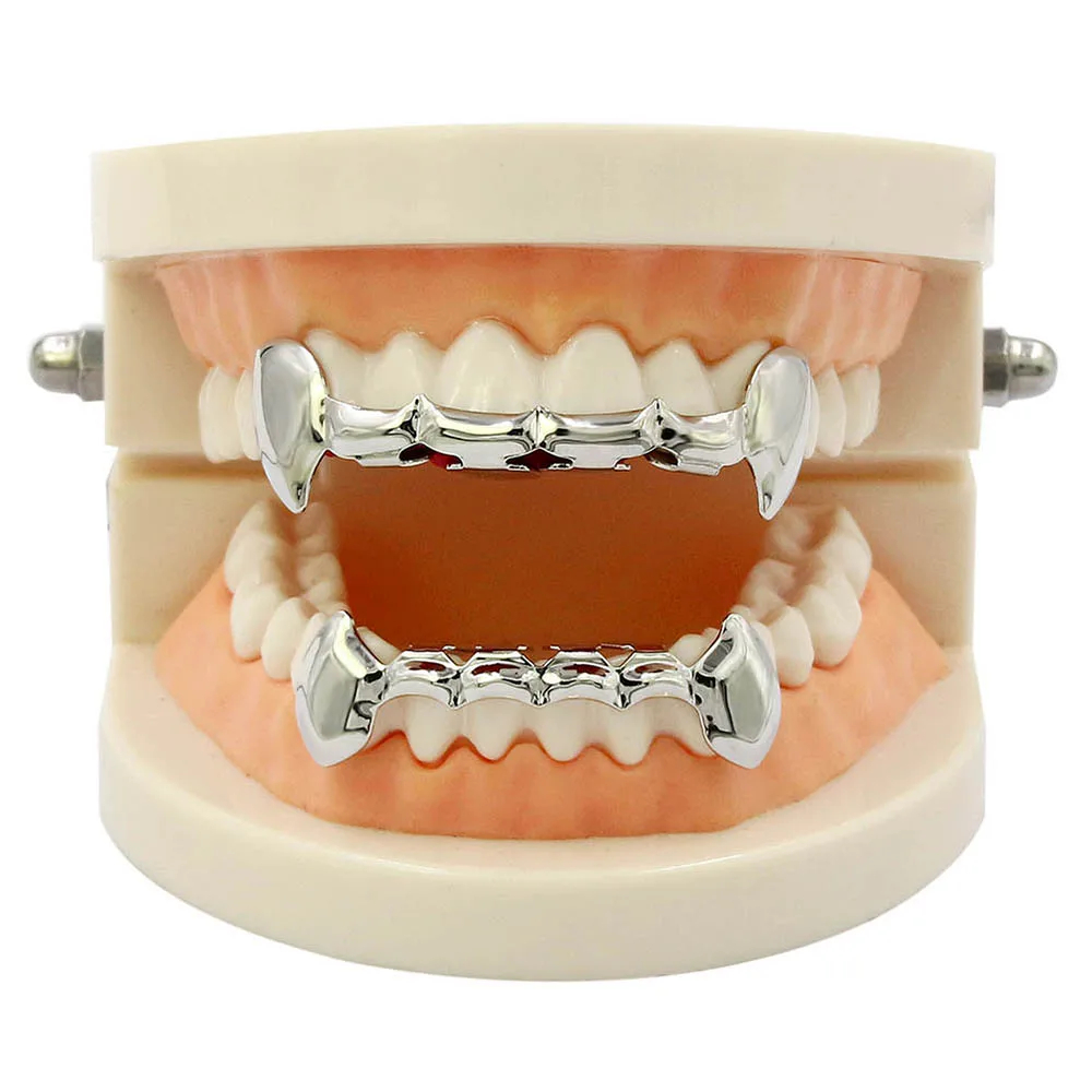 YOUNGX Hip Hop Vampire Fangs T - Body Jewelry Men ulasan dan harga