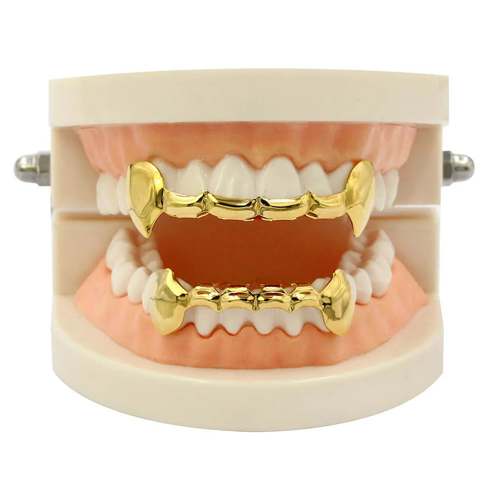 YOUNGX Hip Hop Vampire Fangs T - Body Jewelry Men ulasan dan harga