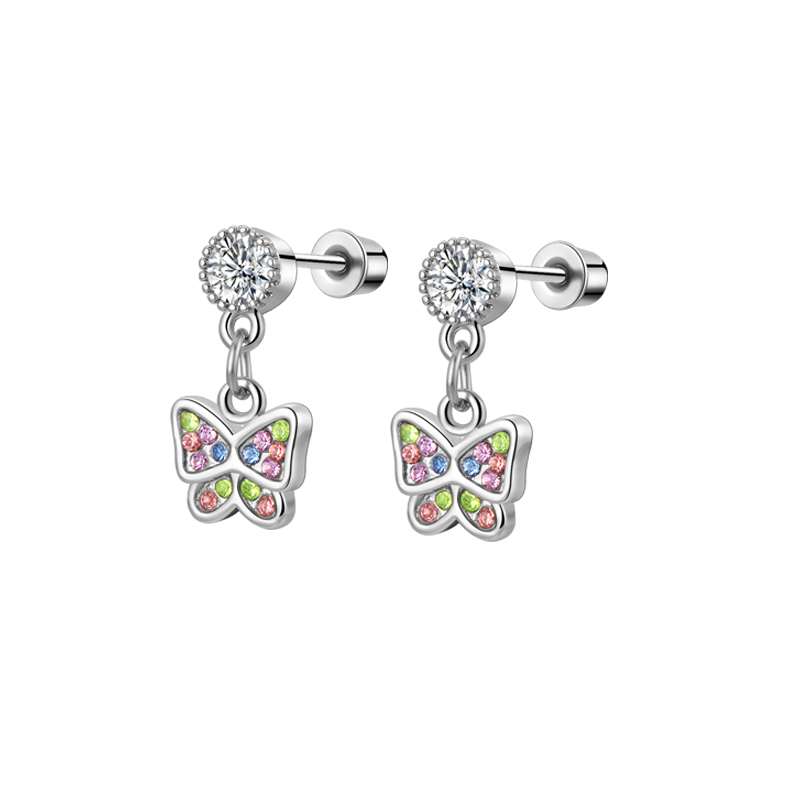 1/4 Pairs Hypoallergenic Dangl - Tragus Flat Back ulasan dan harga